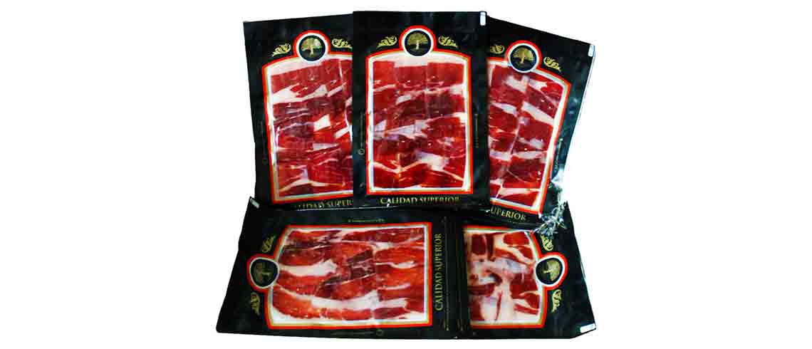 Jamón al vacío y loncheado