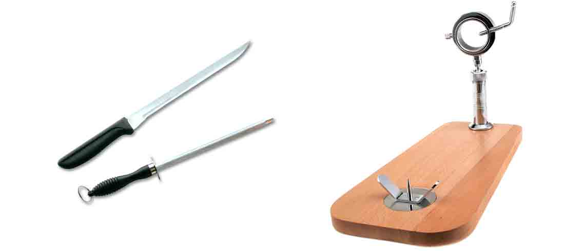 Accesorios para jamon jamonero cuchillos